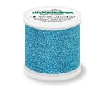 Spule Madeira Metallic Sparkling Stickgarn in Blau, Farbcode 301